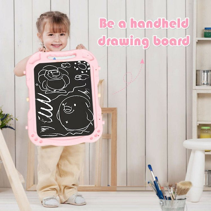 Height Adjustable Kids Art Easel Magnetic Double-Sided Board
