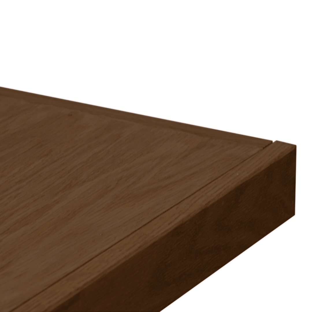 Laurel Canyon 82 inch Fireplace TV Stand for TVs up to 90 inches, Minimal Assembly, Oak Bourbon Finish