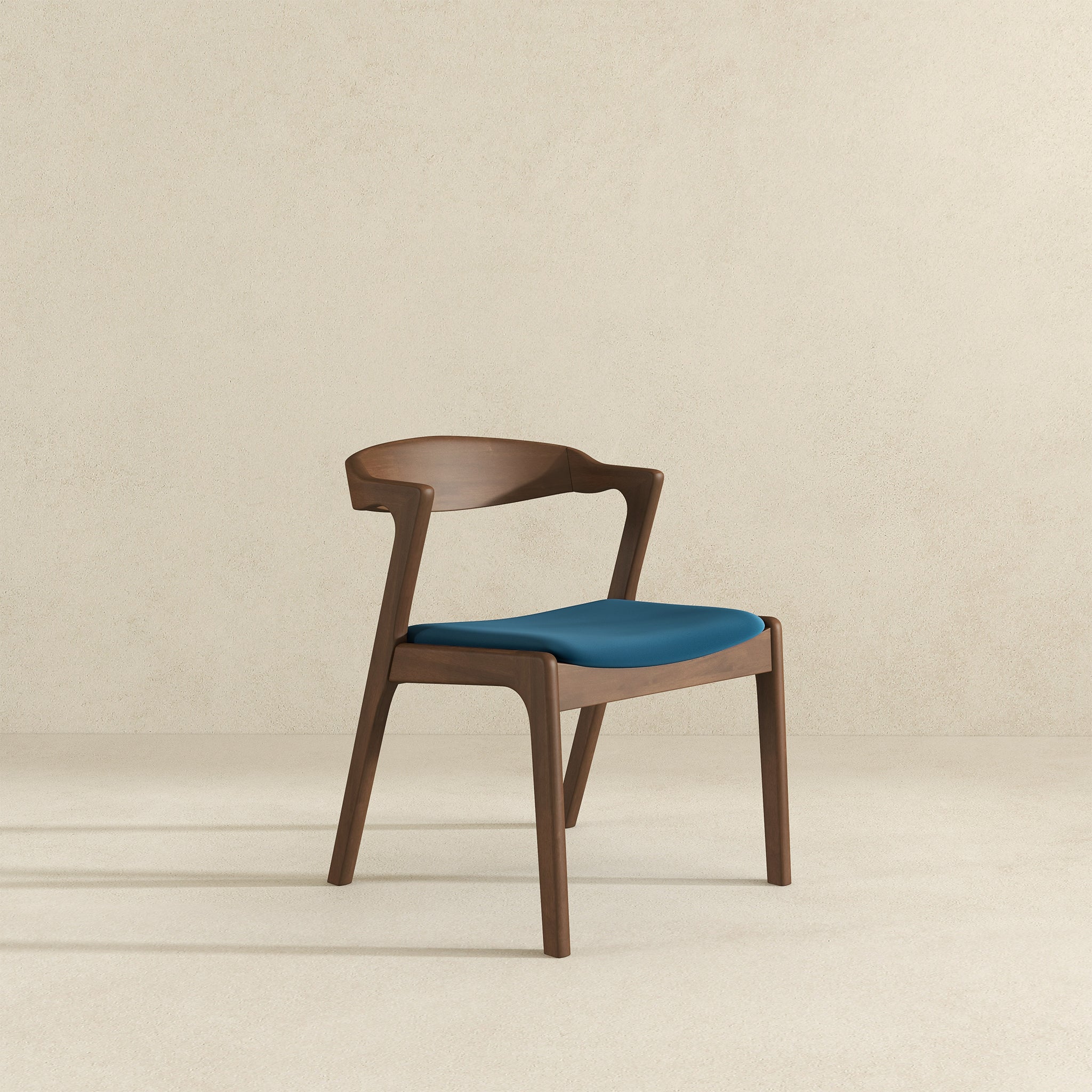 Dakota Solid Wood Velvet Dining Chair