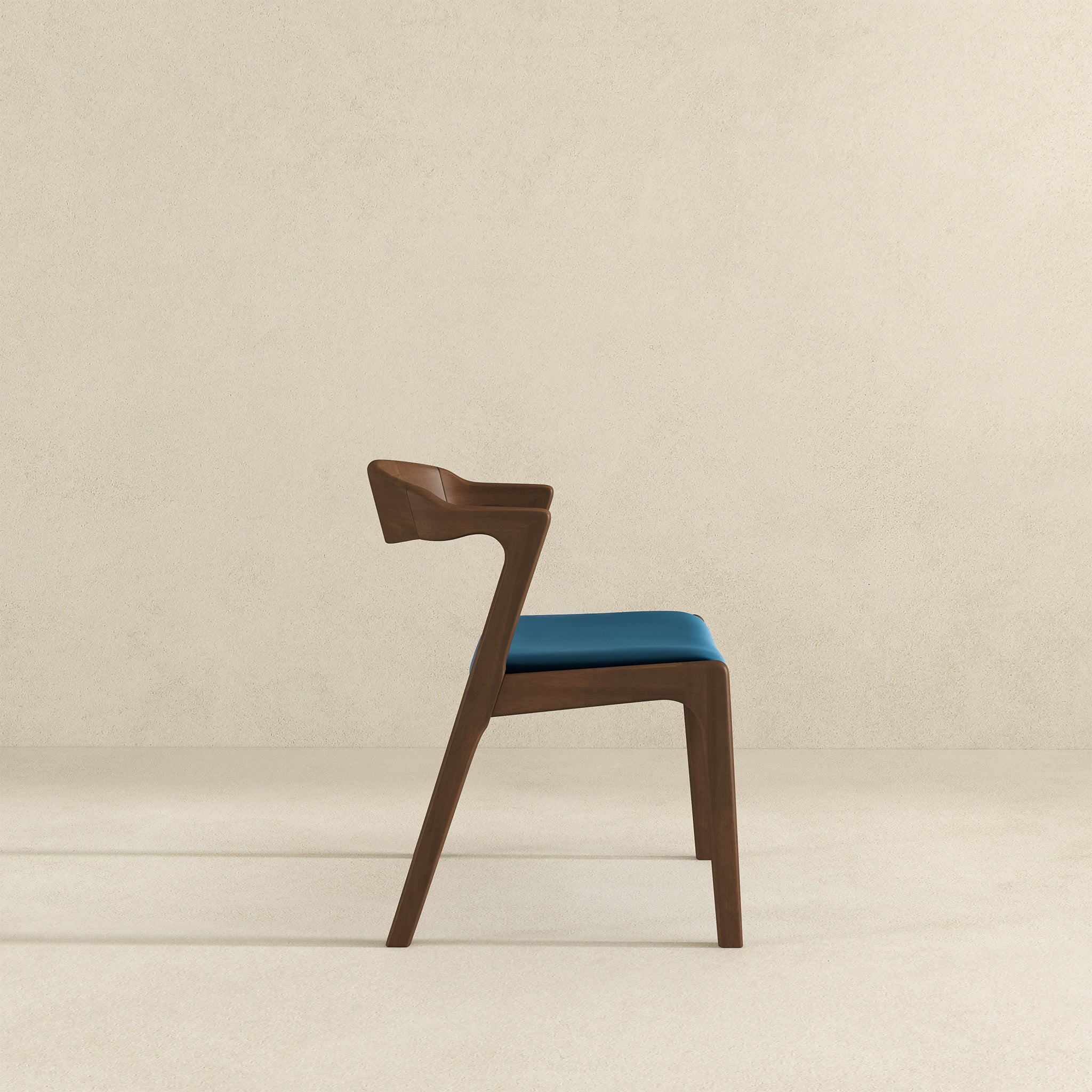 Dakota Solid Wood Velvet Dining Chair