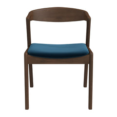 Dakota Solid Wood Velvet Dining Chair