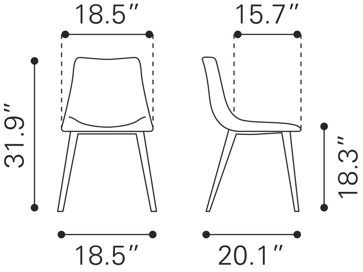 Daniel Dining Chair Gray