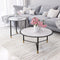 Davis Coffee Table Set (2-Piece) White & Black