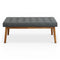 Delilah Modern Bench (Fabric)