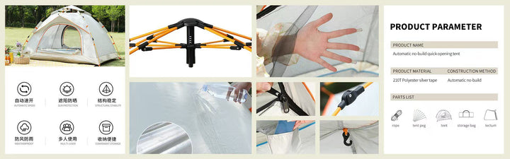 VentureGuard Deluxe: All-Weather Outdoor Tent