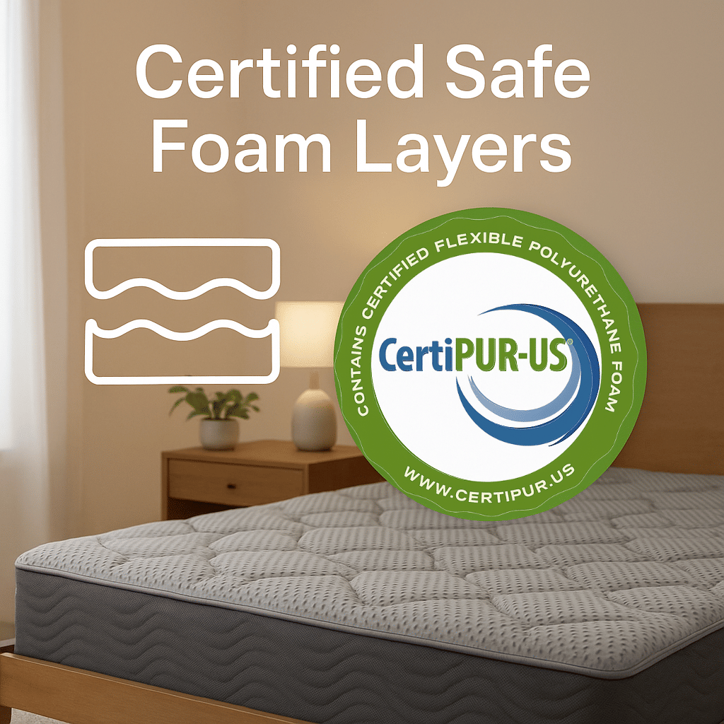 Hybrid 8 Inch Firm Full Mattress with Pocketed Coils