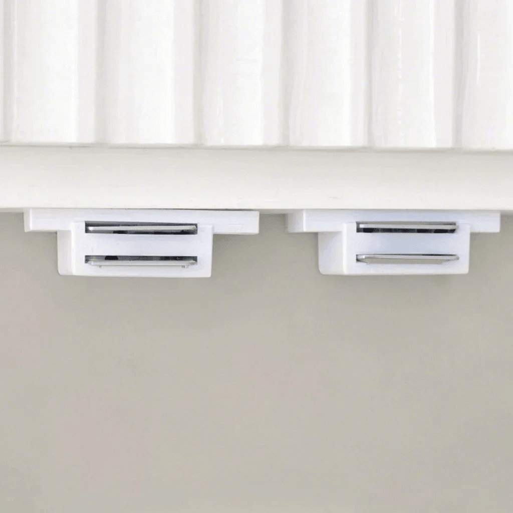 72" Modern Fluted Kitchen Pantry Cabinet with 2 Large Drawers & 8-Door Spice Rack, Freestanding Storage Organizer for Bathroom, Dining Room, Office, Entryway, White