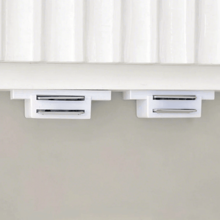 72" Modern Fluted Kitchen Pantry Cabinet with 2 Large Drawers & 8-Door Spice Rack, Freestanding Storage Organizer for Bathroom, Dining Room, Office, Entryway, White