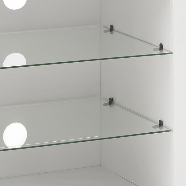 TV Stand Electric Fireplace Glass Shelves, 3D Fireplace TV Stand with LED Lights Wood with USB Charging Outlet Modern Television Table Center for TV up to 62" White, 58''W*15.5''D*24.4