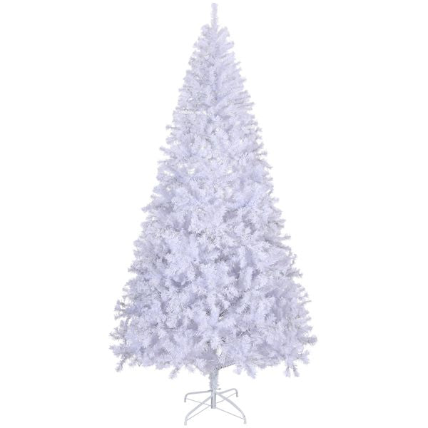 7 FT Pre-lit Artificial Christmas Tree, APP Controlled Xmas Tree Hinged Branches with 400 RGB Lights and 1150 Branch Tips, for Holiday Party Store Office Home, White