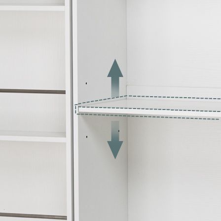 72" Modern Fluted Kitchen Pantry Cabinet with 2 Large Drawers & 8-Door Spice Rack, Freestanding Storage Organizer for Bathroom, Dining Room, Office, Entryway, White