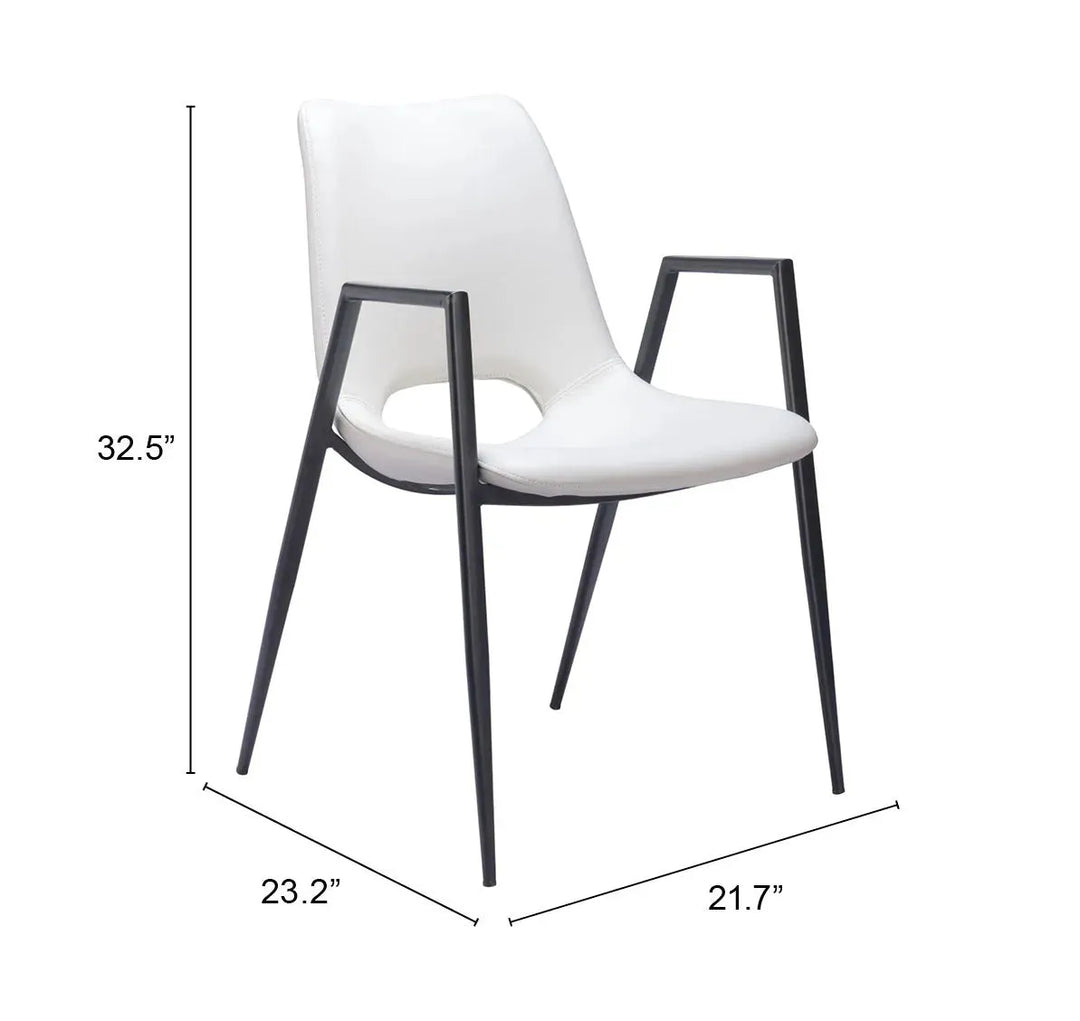 Desi Dining Chair White