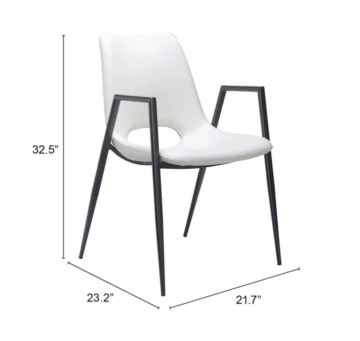 Desi Dining Chair White