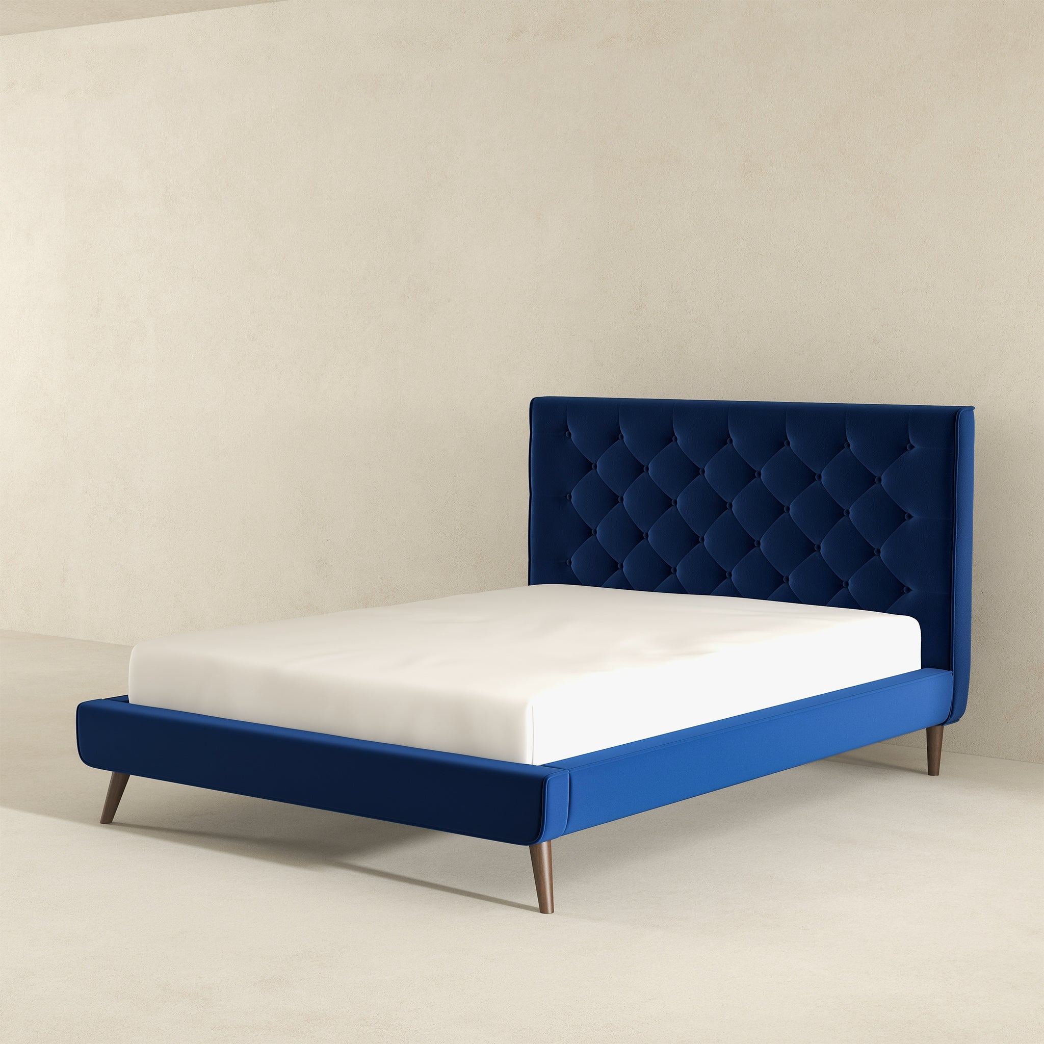 Dillon Blue Platform Bed