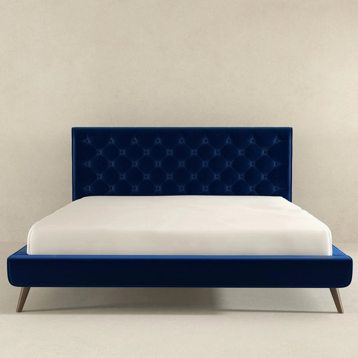 Dillon Velvet Platform Bed