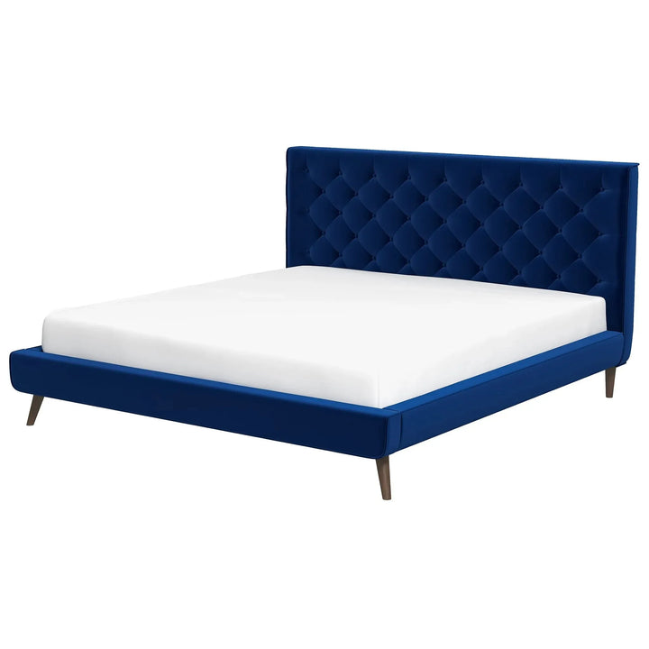 Dillon Velvet Platform Bed