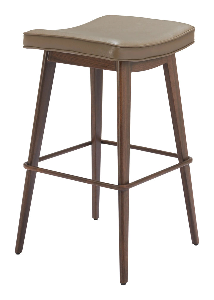 Divat Barstool Taupe & Walnut