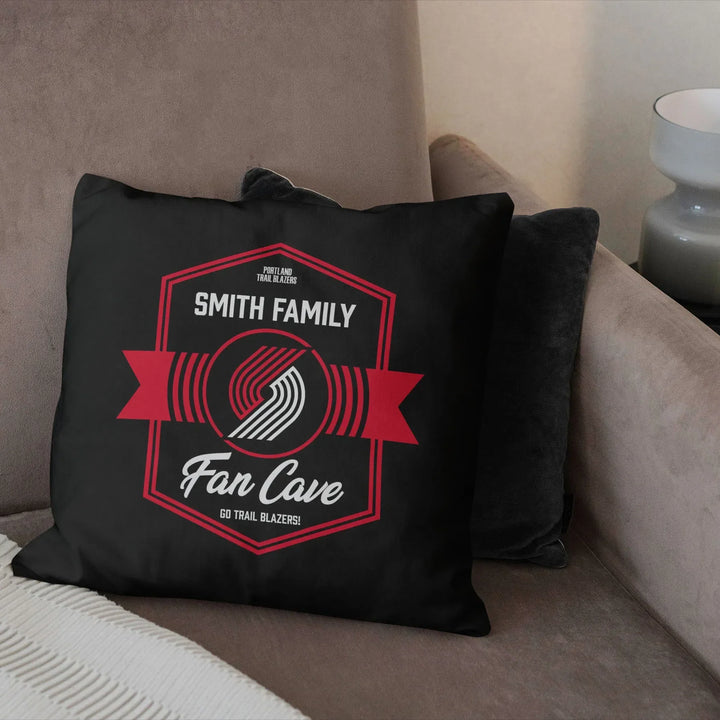 Exclusive NBA Portland Trail Blazers Dominion Personalized Throw Pillow - Premium 18" x 18" Fan Collection