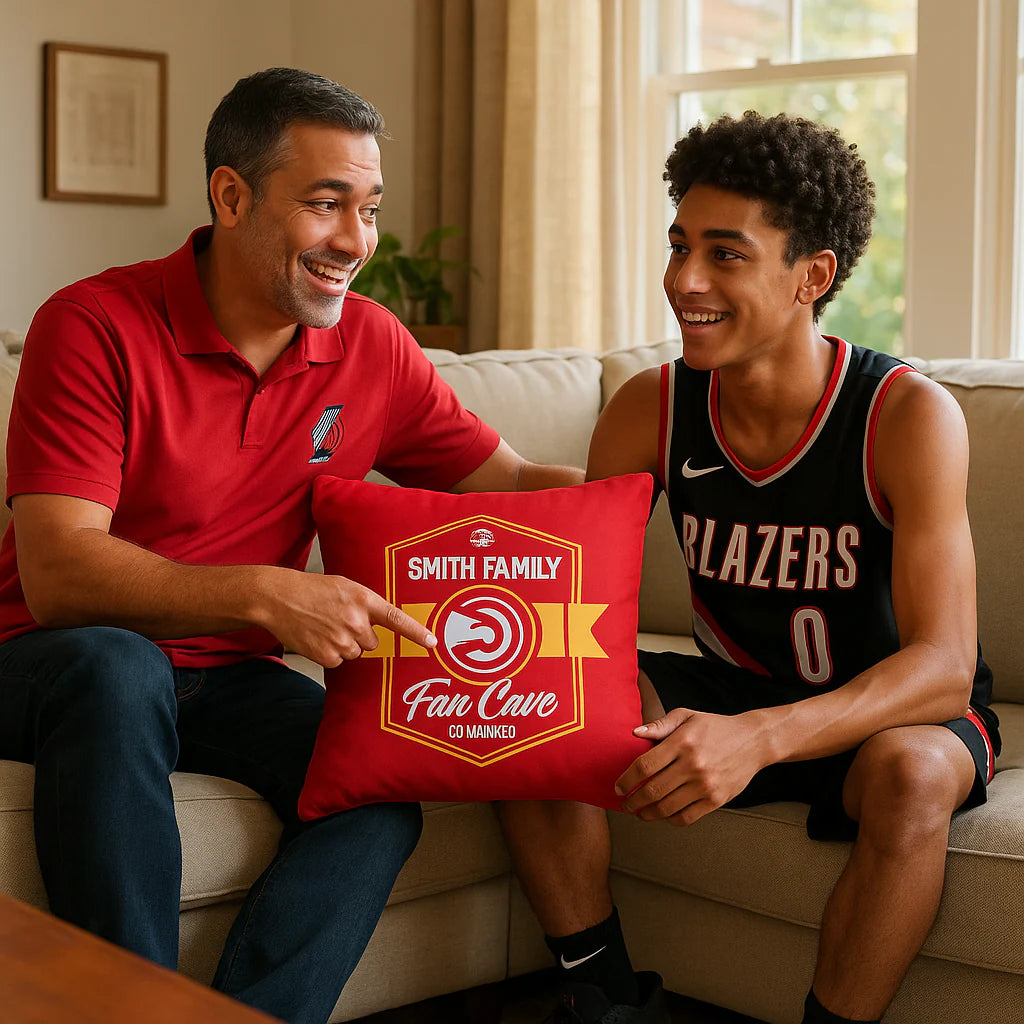 Exclusive NBA Atlanta Hawks Dominion Personalized Throw Pillow - Premium 18" x 18" Fan Collection