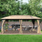 Exclusive Gazebo 10' x 20' - Premium Outdoor Double Roof Party Tent with Heavy Duty Metal Frame