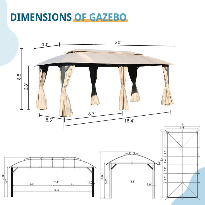 Double Roof Party Tent