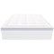 VEVOR Mattress Topper Premium Memory Foam Fiber Fill Queen Size 4 in Thickness