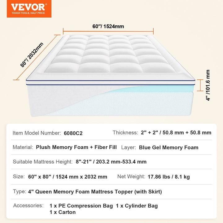 Dual-Layer Memory Foam Mattress