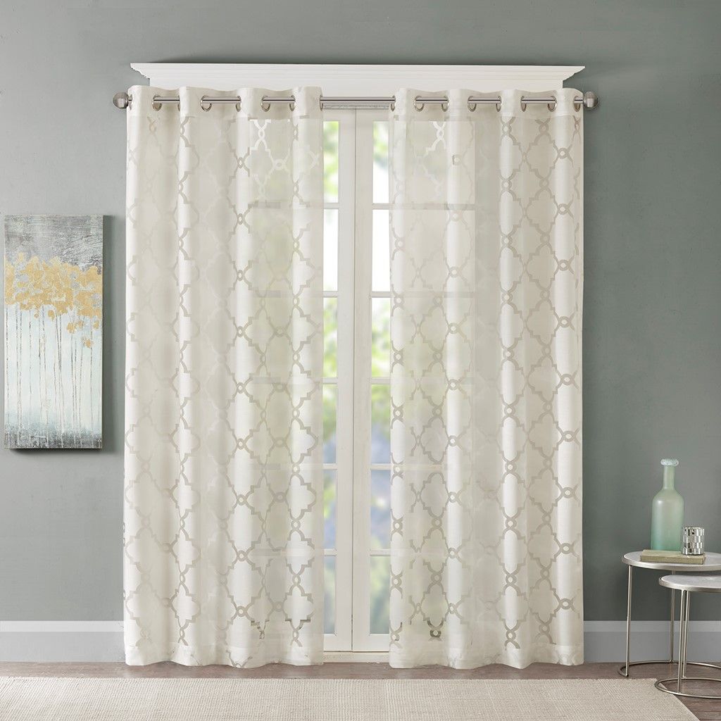 Eden Luxe Geometric Sheer Panel