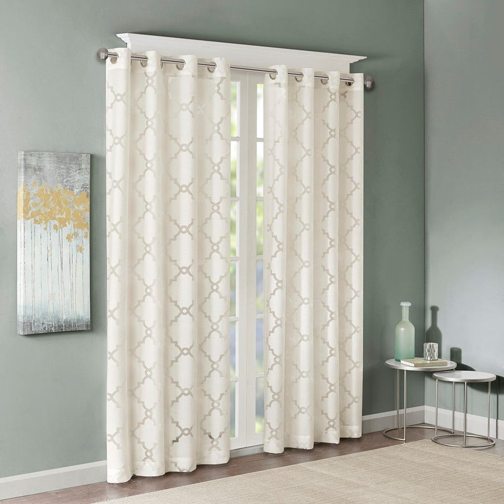 Eden Luxe Geometric Sheer Panel