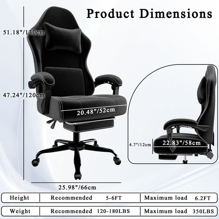 Electronic Gaming Chair With Massage