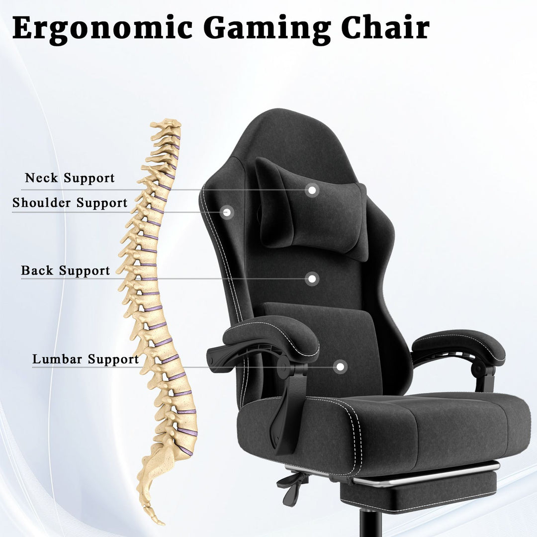Electronic Gaming Chair With Massage