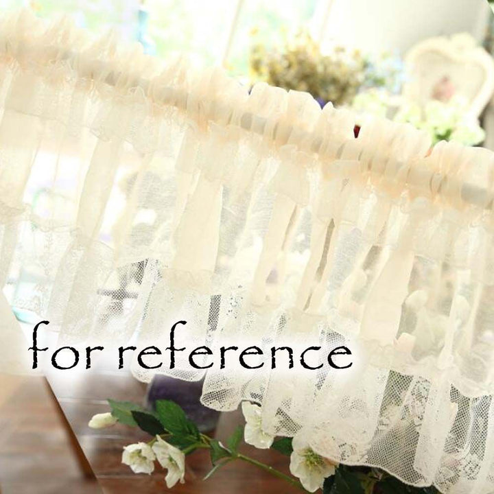 Elegant Floral Lace Door Curtain