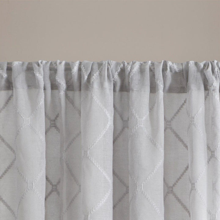 Embroidered Sheer Panel