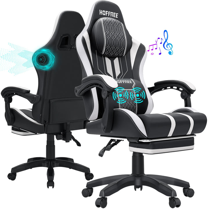 Ergonomic Gaming Chair with Massage