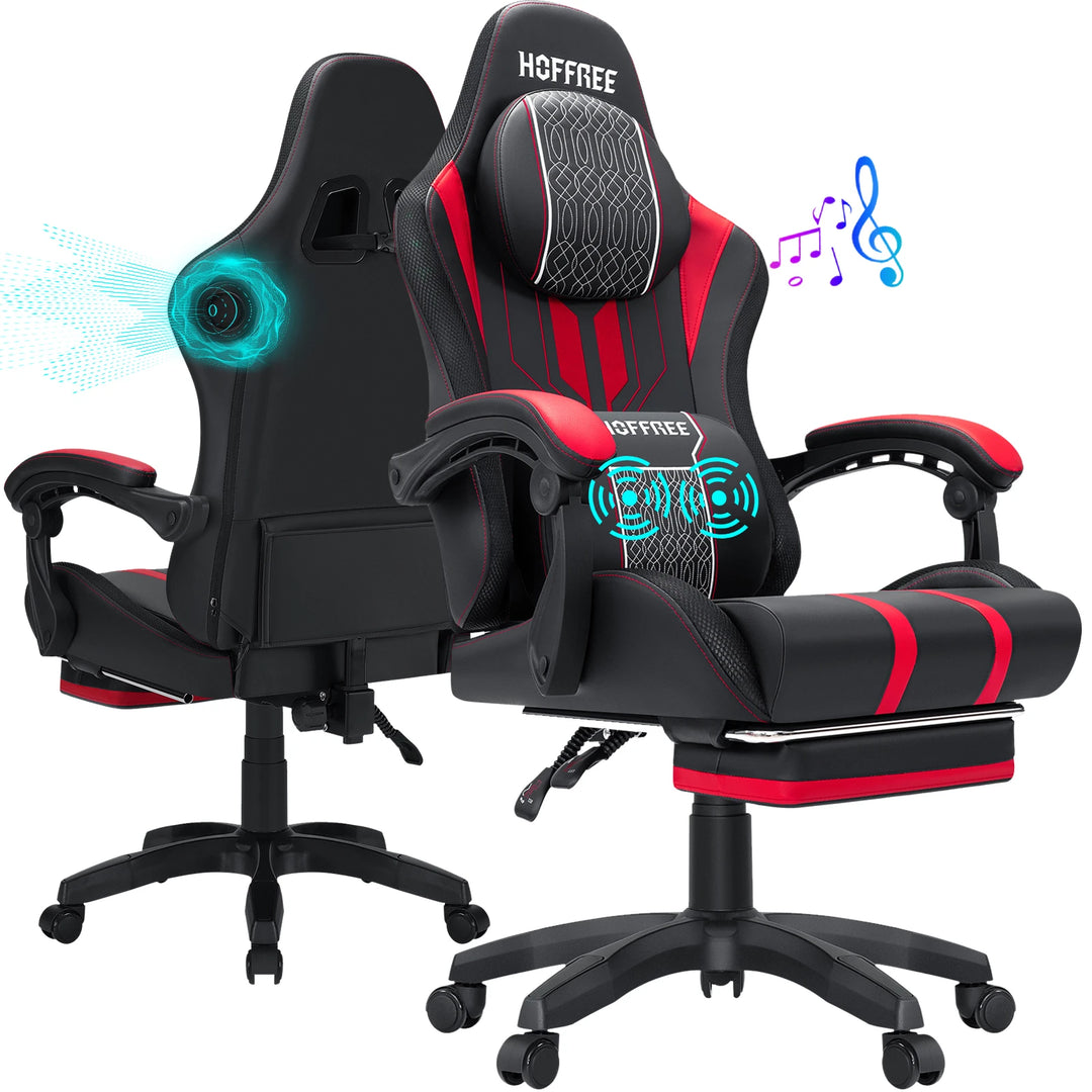 Ergonomic Gaming Chair with Massage