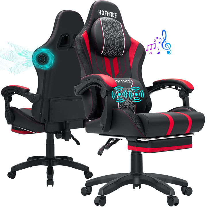 Ergonomic Gaming Chair with Massage