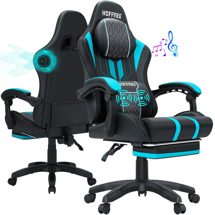 Ergonomic Gaming Chair with Massage