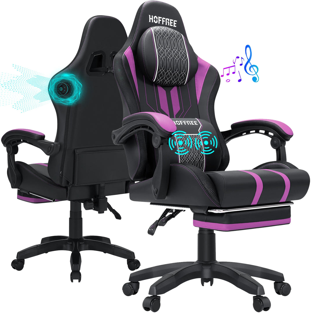 Ergonomic Gaming Chair with Massage