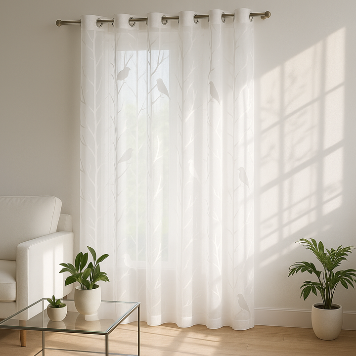 Ethereal Wings Grommet Sheer Panel 