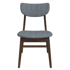 Eula Dark Grey Dining Chair (Set Of 2)