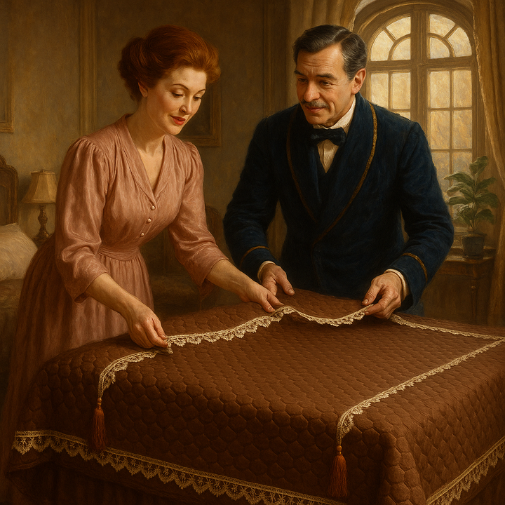 European Lace Bedding Ensemble