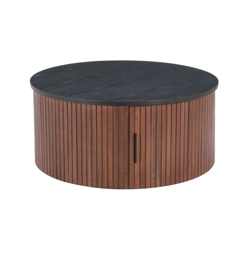 Nejaus Black Walnut Coffee Table – Modern Minimalist Design | Living Room Furniture | Trufairs