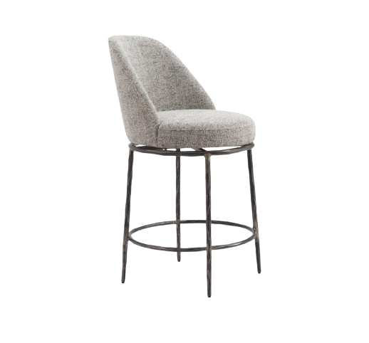 Nordhavn Gray Swivel Counter Stool – Modern Style & Comfort | Counter Stool | Trufairs