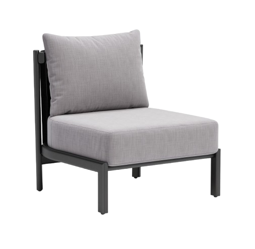 Contemporary Accent Comfort – Gray Outdoor Chair | Modern Seating | Trufairs