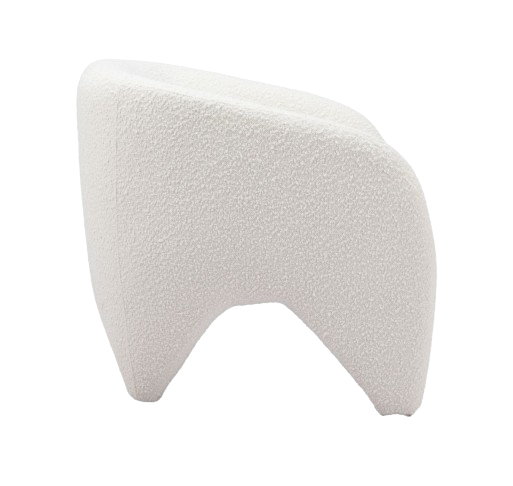 Lopta White Accent Chair – Modern Deco Glam Opulence | Accent Chair | Trufairs