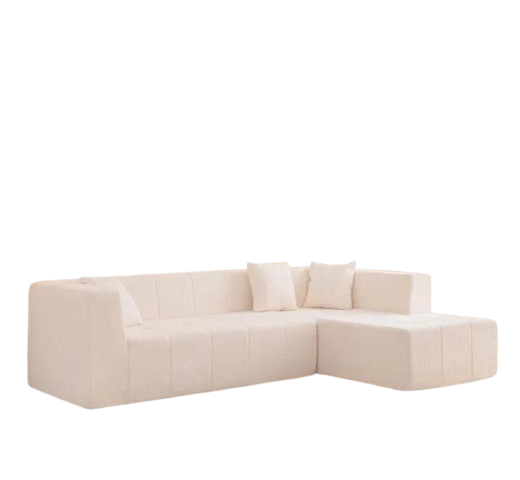 Ultimate Comfort Modular Deep Seat Sectional Sofa with Chaise - Premium Tufted L-Shape Living Room Furniture Set