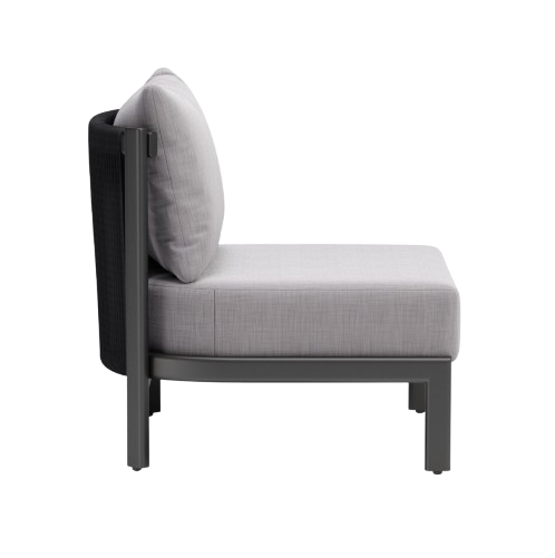 Contemporary Accent Comfort – Gray Outdoor Chair | Modern Seating | Trufairs