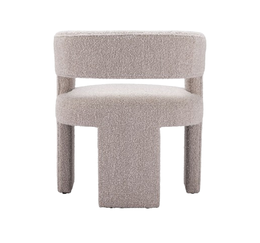 Shearling Comfort Accent Chair – Sandy Beige | Modern Lounge Seating | Trufairs