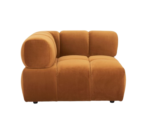 Rist Brown Corner Chair – Cozy Elegance & Support | Accent Chair | Trufairs