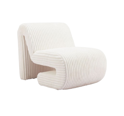 Opam White Accent Chair – Modern Deco Glam Comfort | Accent Chair | Trufairs